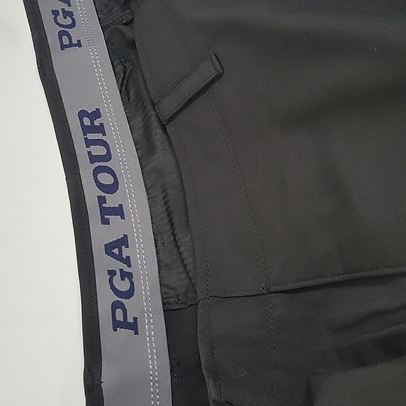 PGA Tour Men's Black Golf Shorts, Size 38 - Picture 5 of 8